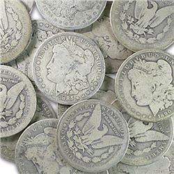Lot of  10 Morgan Silver Dollars from Image