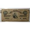 Image 1 : 1864 Confederate States $50 Currency