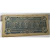 Image 2 : 1864 Confederate States $50 Currency