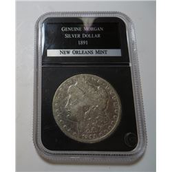 1891 o Better Date Morgan in Slab