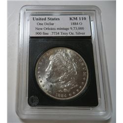 1884 O BU Grade Morgan in Slab