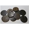 Image 1 : Lot of 10 Large Cents - Lower Grade