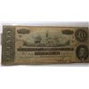 Image 1 : 1864 $20  Confederate Currency Nice Condition