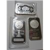 Image 1 : Lot of 3 Collectible 1 oz. Silver Bars -
