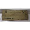 Image 1 : 1864 Mechanics Bank $5 Currency Note