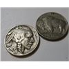 Image 1 : 2 Better Date 1937 D Buffalo Nickels - XF Grade