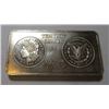 Image 1 : RARE S.E. Refinery 10 oz. Morgan Design Silver Ba`