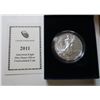 Image 1 : 2011 Burnished 1 oz Silver Eagle OMB