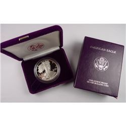 1986 1 st Year Silver Eagle Proof in Mint Pack