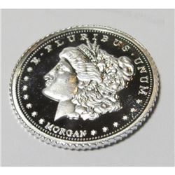 One Gram Morgan Design Silver proof