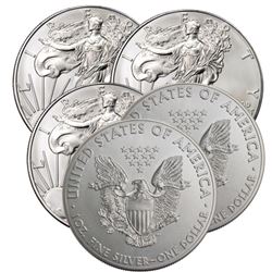 (5) US Silver Eagles Random Dates