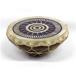 Ethnic Hide and Pottery Drum