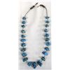 Image 2 : Navajo Shell Heishi Large Turquoise Nugget Necklace