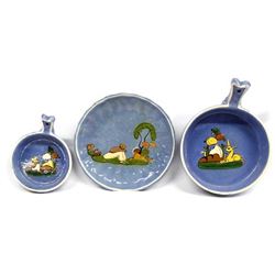 3 Vintage Mexican Pottery Bowls