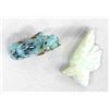Image 2 : 2 Native American Zuni Carved Turquoise Fetishes
