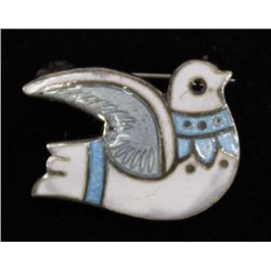 Vintage Margot de Taxco Dove Pin