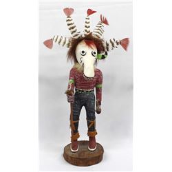Navajo White Ogre Kachina by Gilbert Yazzie
