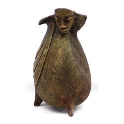 Haitian Figural Pottery Vase by E. Joseph