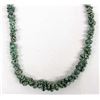 Image 1 : Navajo Sterling & Green Turquoise Nugget Necklace