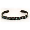 Image 1 : Zuni Old Pawn Sterling Turquoise Bracelet