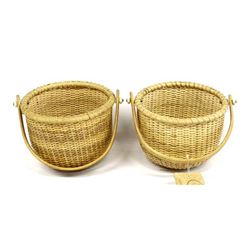 Pair of Nantucket Home Hand Crafted Baskets
