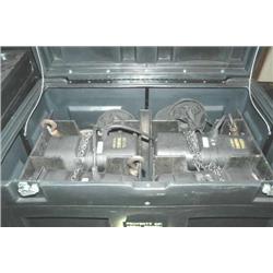 Lot of 4 CM 1/2 ton chain hoists 