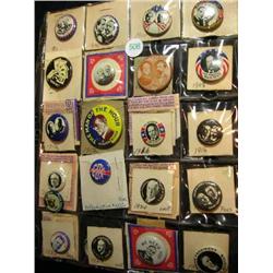 group of 40 mixed political campaign bu