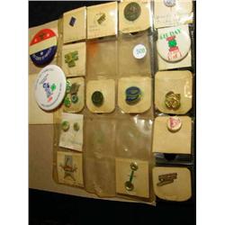 group of 15 youth club lapel buttons