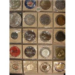 group 40 tokens & wooden nickles