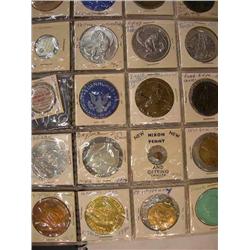 group 38 tokens & wooden nickles