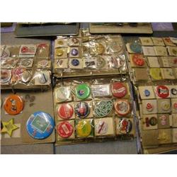 250 lapel pin and button collection