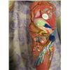 Image 1 : Rose colored ceramic wall pocket