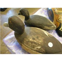 pair working wood duck decoys