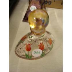 perfume bottle signed