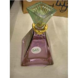 perfume bottle signed