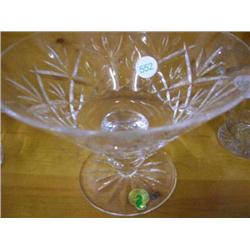 Waterford crystal stemmed dish
