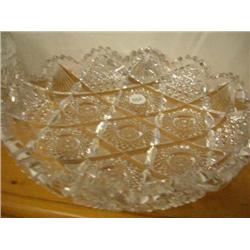 Cut glass crystal 9 bowl