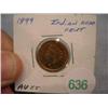 Image 1 : 1899 indian head cent  penny 