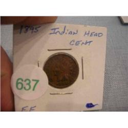 1895 Indian head cent  ef