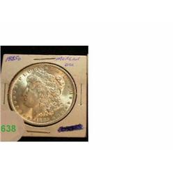 1885 o Morgan silver dollar 