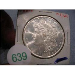 Morgan silver dollar 1881 s MS64