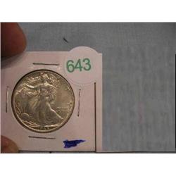 Walking Liberty 1/2 dollar 1942