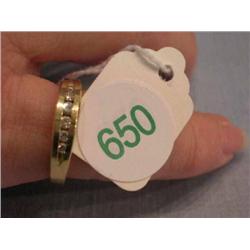 14k gold diamond ring size 7