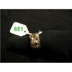 10k gold 1/2 ct solitare ring size 9