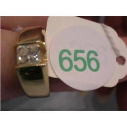 14k diamond solitare 3/4ct size 7