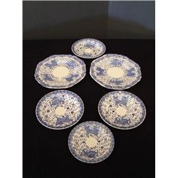 6 pieces china, Late Spode