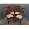 Image 1 : 4 brace back chairs 