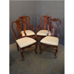 4 modified t back chairs 