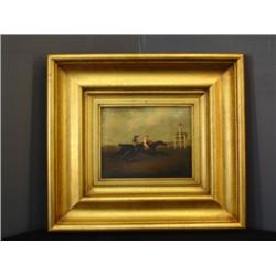 Framed Art Horse Race 