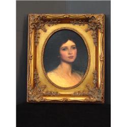 Framed Art Woman Portrait 